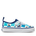 Tennis vans authentic elas vn0a4busabq1 bleu
