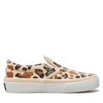 Tennis vans classic slip - on glitter vn000cygbf21 beige
