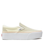 Tennis vans classic slip - on stackform vn000cn14481 beige
