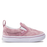 Tennis vans comfycush slip - on vn0a4tzkbd51 rose