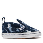 Tennis vans slip - on v crib vn000cruber1 bleu