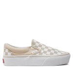 Tennis vans ua classic slip - on platform vn00018ej921 gris