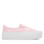 Tennis vans ua classic slip - on stackform vn0a7q5rzxk1 rose