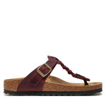Tongs birkenstock gizeh braided leoi 1027930 bordeaux