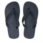 Tongs tommy jeans tjw logo flip flop en0en02447 bleu marine