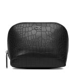 Trousse de toilette calvin klein ck daily cosmetic pouch croco k60k612640 noir