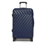 Valise moyenne pierre cardin med12 - 24 bleu marine