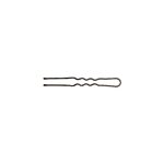 50 x epingle kifix chignon ondule perle noire 45mm