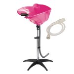 Bac lave t�te rose coiffure sur pied avec douchette