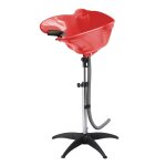 Bac lave t�te rouge coiffure avec pied