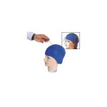 Bonnet caoutchouc bleu
