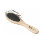 Brosse picots metal perles 7 rangs