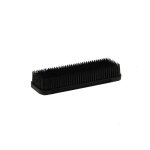 Brosse v�tement en caoutchouc noir - coiffeo