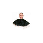 Cape teinture noire plastique éco Cape teinture noire plastique éco