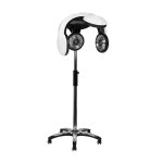 Casque coiffure infrarouge avec ventilation 1600w blanc
