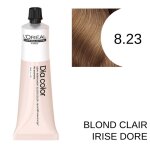 Coloration dia color 8. 23 blond clair iris� dor�