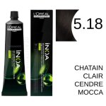Coloration inoa 5. 18 chatain clair cendr� mocca