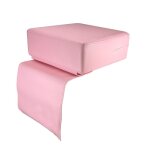 Coussin pouf rehausseur rose pour fauteuil de coiffure Coussin pouf rehausseur rose pour fauteuil de coiffure