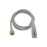 Douchette simple blanche 1, 80 m - coiffeo