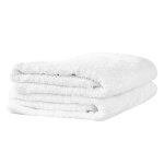 Drap �ponge blanc 100x150 cm - academy