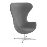 Fauteuil d'attente professionnel charlotte 1041 / 10 pivotant gris