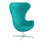 Fauteuil d'attente professionnel charlotte 1041 / 78 pivotant turquoise