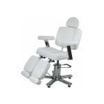 Fauteuil fresno pivotant blanc