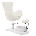 Fauteuil pdicure blanc rabac