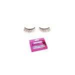 Faux cils en �tui de 2 avec colle grand avec paillettes