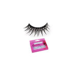 Faux cils en �tui de 2 avec colle moyen avec etoiles