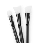 Kit de 3 spatules en silicone, cuill�re, biseaut�e et courb�e - pbi