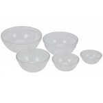 Kit de 5 bols esthtique en plastique