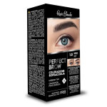 Kit de teinture pour sourcils perfectbrown - teint noir - ren�e blanche