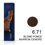 Koleston perfect deep brown 6. 71 blond fonc� marron cendr�