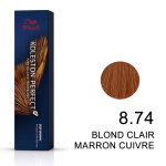 Koleston perfect deep brown 8. 74 blond clair marron cuivré Koleston perfect deep brown 8. 74 blond clair marron cuivré