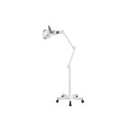 Lampe loupe led articule 5 dioptries sur pied