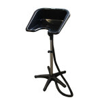 Lave - t�te sur pied noir 46x46x19cm - coiffeo