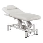 Lit esthtique lectrique livourne blanc