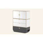 Meuble de rangement professionnel aloria m gris