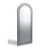 Miroir coiffeuse professionnel led mural rim - 01 cb noir