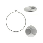 Miroir sunny diam 270 mm argent