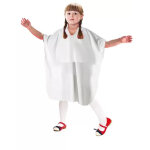 Peignoir cape blanc enfant velcro simply - academy