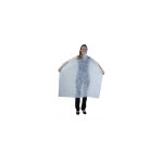 Poncho usage unique blanc x 20