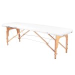 Table de massage pliante 2 segments blanche Table de massage pliante 2 segments blanche