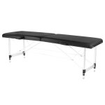Table de massage pliante aluminium 2 segments noir Table de massage pliante aluminium 2 segments noir
