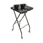 Table de service aimant�e avec 2 bols magn�tiques noir - 7e �l�ment