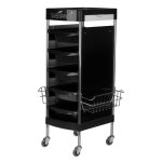 Table de service coiffure deming noir