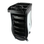 Table de service noir & blanc - mod�le curve - coiffeo