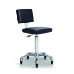 Tabouret avec dossier ramsay noir