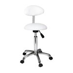 Tabouret esth�tique et coiffure assise demi sph�re et dossier ovale